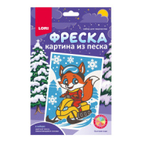 Аппликация из песка 15*20см "Быстрая езда" 4+