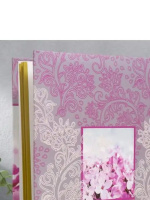 Фотоальбом магнитный 20л  23*28см спир. Bloom. Сирень