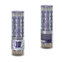 Карандаш Lavender НВ трехгранный с ластиком, тубус