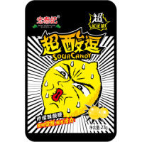 Леденцы супер кислые Sour Candy EXTRA SOUR 23 г., лимон