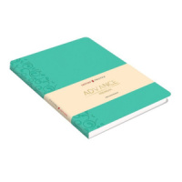 Ежедневник недат. А5   к/з  "ADVANCE. Лагуна" 304 стр., тв.переплет с поролоном., ляссе