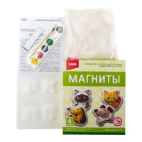 Магниты из гипса "Верные друзья" 4 формы, 5+