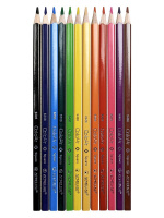 Карандаши цвет. 12цв  ACMELIAE квадратные