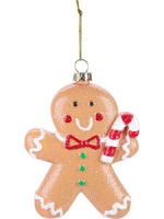 Подвесное украшение  10см "Веселый пряня", пластик