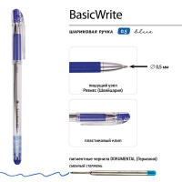 Ручка шар. BV "BasicWrite", 0.5мм, синяя
