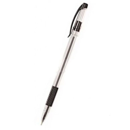 Ручка шар. Cello SLIMO GRIP, черная, 0,7мм
