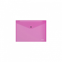 Конверт на кнопке А5+ полупрозрачн. Vivid  ассорти