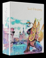 Фотоальбом 100 фото 10*15см SPb. Санкт-Петербург. Банковкий мостик, пластик.стр.