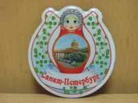 Магнит сувенирный 6*5,5см  СПБ-Казан.собор