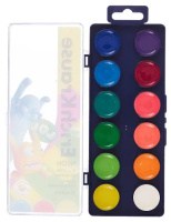 Акварельные краски 12цв. Erich Krause Jolly Friends Neon пласт. упак.