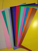 Картон цв. А4 14цв. 14л. мелов., двустор., пл. 210гр/м2 "Хитрец"