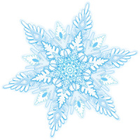 Украшение на скотче 24*24см "Снежинка"