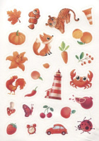 Альбом наклеек А5 8 стр., "100 наклеек. Цвета"