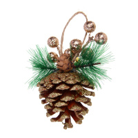 Декор новогодний 7*10см "Шишка"