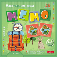 Игра Мемо "В поход!"  (36 карточек)