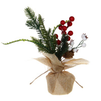 Декор новогодний 29см "Ветка Ёлки"