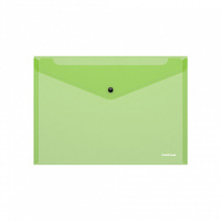 Конверт на кнопке А4  Fizzy Neon 0,14мм, полупрозрачный