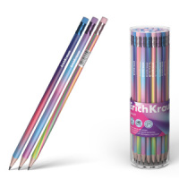 Карандаш Galaxy НВ трехгранный с ластиком, тубус