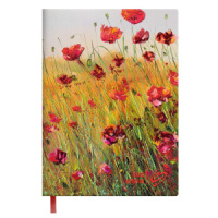 Ежедневник недат. А6+ 120л., кож.зам., мягк.пер. "Наппа Маки" тиснен., ляссе