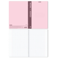 Тетрадь А4  48л кл. скоба Erich Krause  "CoverPrо Pastel" пластик. обложка, розовая