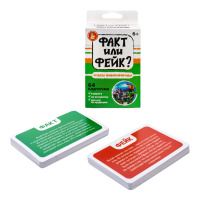 Игра настольная "Факт или Фейк "Чудеса живой природы" 6+