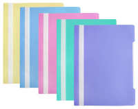 Скоросшив. пласт. прозр. верх.  фиолетовый Pastel , 0.14/0.18