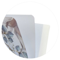 Папка уголок 3-х уровн. А4 "Хлопок" 220*310мм, пластик