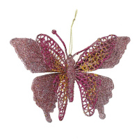 Подвесное украшение 10*22см "Пряный глинтвейн" пластик, 9 дизайнов, пурпурный/ розовый/золото