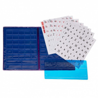 Касса букв, слогов и счета 8л "Учись с удовольствием! Тигренок" ПВХ