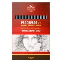 Карандаш  Koh-I-Noor PROGRESSO НВ  цельнографитовый, лак.корпус