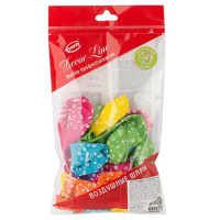 Шар с рисунком 12" "С ДР Блестки Кексы" 30 см 25 шт. в уп.