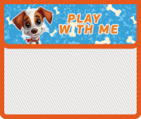 Папка д/тетрад. А5 (230*190*50) 1отд. на липучке, пластик "Поиграй со мной"