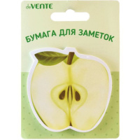 Бумага с липким краем  30л, фигурная Fruits,  ассорти