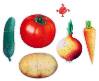 Пазлы МАКСИ 6 картинок "Овощи"