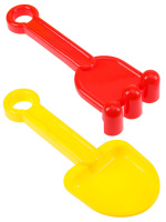 Набор игрушек. "Крепость" ведерко, лопатка, грабли, 2 формы