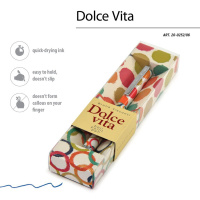 Ручка в футляре "Dolce Vita. Геометрия" шарик., 0,7мм, металл., синие чернила