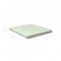 Тетрадь А5 12л  кл. крупн. Erich Krause "Классика" зелёная