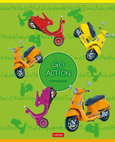 Тетрадь А5 48л ЛИН. Hatber "Go Action", белизна 98%