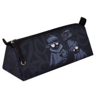 Пенал-косметичка (200*85*65) молния, ткань "Бунтарский дух"