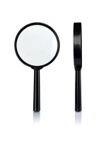 Лупа  90мм, увеличение 6-кратное, стекло