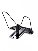 Подставка для книг, полностью металл, чёрная