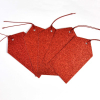 Набор подвесных ярлыков 20 шт. "Поздравительные" картон, фигурн.выруб., тисн.фольгой