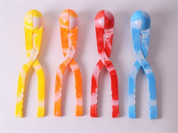 Форма для снега "Шар" 36 см , в сетке, микс с разводами