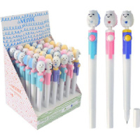 Ручка шар. deVENTE. Cute Hedgehog" с вращающ. элементом 0,7мм, синие чернила