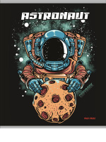 Тетрадь А5  96л кл. гребень Проф-Пресс "Работа в космосе - 2" белизна 100%