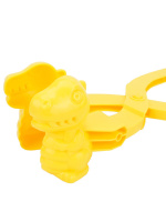 Форма для снега 340мм "ДИНОЗАВРИК" в сетке, цвет микс