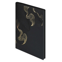 Набор Ежедневник недат. А5 кожзам., мягк.пер., 120л. + ручка "Виннер черный" ляссе