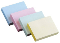 Бумага с липким краем (51*38мм) 100л., 4цв., ПАСТЕЛЬ, без упаковки