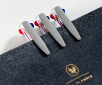 Ручка шар. многоцв. 4-х цветная, 0,7мм, резин.манжета