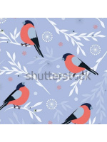 Набор упаковочной бумаги "Зимняя пора. Ассорти" 100*70см